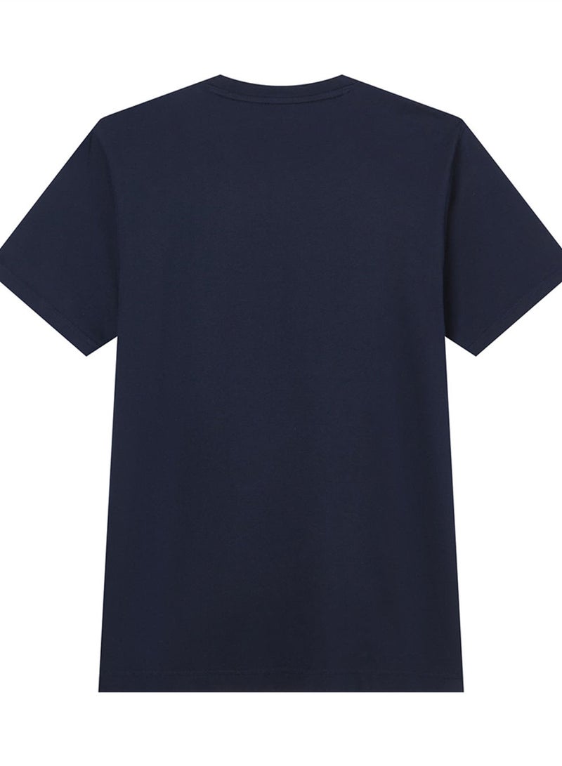 GIORDANO Men’s Slim Cotton Crew Neck Tee 3‑Pack Essentials - Image 3